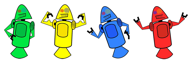 imagem Dan Droids, robo do Android